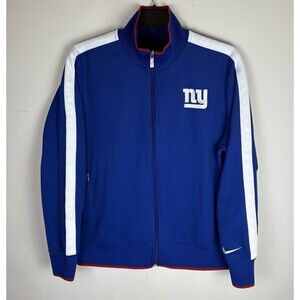 Mens Nike NFL New York Giants Full Zip Jacket / Blue / Size XL